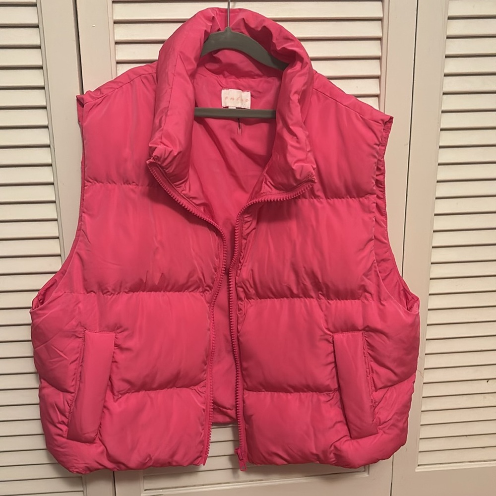 Pink vest- worn once